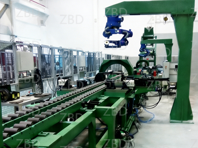 錨鏈橫檔焊接自動化生產線（自動焊接方向）