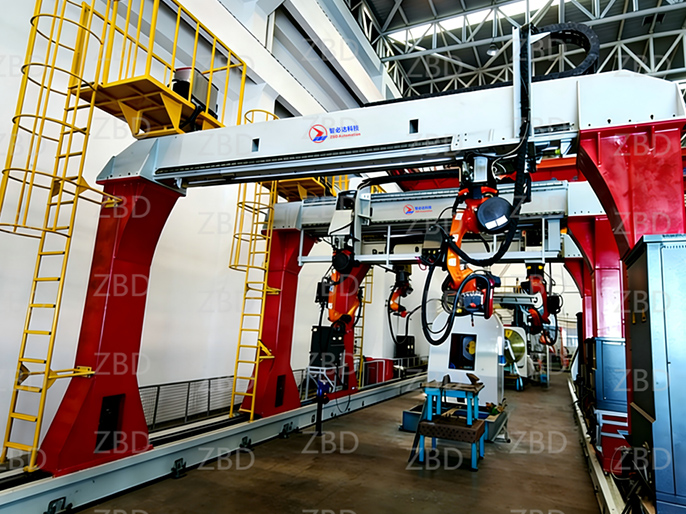 裝甲車車體雙龍門焊接系統